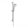 Душевой набор Hansgrohe Croma Select S 1jet 65, белый/ хром (26564400)