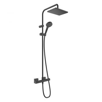 Душова система Hansgrohe Vernis Shape Showerpipe 230 1jet з термостатом, чорний матовий (26286670)
