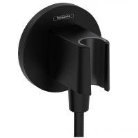Шлангове приєднання Hansgrohe FixFit Porter S з тримачем, Matt Black (26888670)