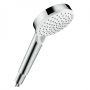 Ручной душ Hansgrohe Crometta Vario Green EcoSmart 6л/мин, белый/хром (26336400)