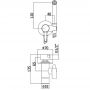 Гігієнічний душ Paffoni Tweet Round Mix ZDUP 110 HGSP