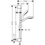 Hansgrohe Croma Select E 26584400 Душевой набор