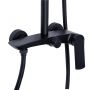 Душевая система для душа Qtap Slavonice на два потребителя QTSLA110BLM45914 Black Matt