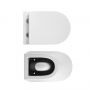 Унитаз подвесной Qtap Robin Ultra Quiet безободковый с сиденьем Soft-close 520x365x365 мм WHITE