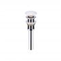 Комплект Qtap Scorpio: Раковина врезная прямоугольная 610х380х150 мм White + Донный клапан PU02