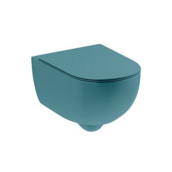 Унитаз подвесной с крышкой Nic Design Pin, Polvere matt (003709057_005712057)