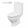 Унітаз-компакт Cersanit MODUO 651 SBTW CleanOn 011 3/5 л з дюропластовим сидінням SLIM з плавним закриванням і функцією простого зняття