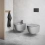 Унитаз подвесной с крышкой Catalano Sfera 55x35, Cemento Satinato (0511550023_0551200023)