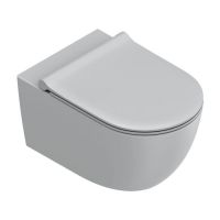Унитаз подвесной с крышкой Catalano Sfera 55x35, Cemento Satinato (0511550023_0551200023)