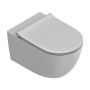 Унитаз подвесной с крышкой Catalano Sfera 55x35, Cemento Satinato (0511550023_0551200023)