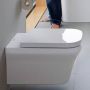 Унитаз подвесной Duravit P3 Comforts Rimless с крышкой, белый (2561090000/0020390000)