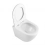 Унитаз подвесной Qtap Robin Ultra Quiet безободковый с сиденьем Soft-close 520x365x365 мм WHITE