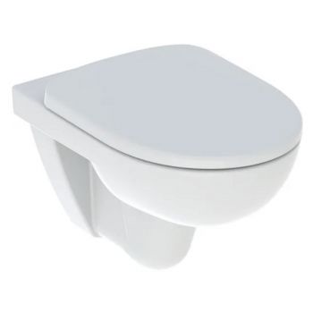 Geberit Selnova 501.751.00.1 Унітаз підвісний Rimfree, з сидінням з кришкою SoftClose, QuickFix, 53 см.