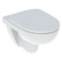 Geberit Selnova 501.751.00.1 Унітаз підвісний Rimfree, з сидінням з кришкою SoftClose, QuickFix, 53 см.