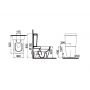 Idevit Alfa SETK3104-0317-001-1-6200 Унітаз компакт