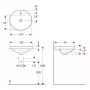 Раковина Geberit 500.713.01.2 Variform 50х45 см.