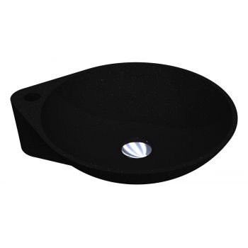 Раковина Miraggio Florence Mirastone Black 465x400