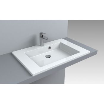 Умывальник Fancy Marble Laura 700 мм. белый