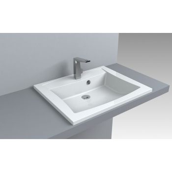 Умывальник Fancy Marble Michelle 610 мм. белый