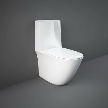 Унитаз компакт Rak Ceramics Sensation SENWC1146AWHA+SENWT1800+SENSC390