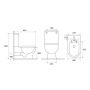 Унітаз-компакт Rimless із сидінням ASIGNATURA Simple Bend 37822505
