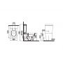 Унитаз-компакт с функц. биде и сид. SC IDEVIT Alfa SETK3104-0315-001-1-6200