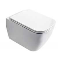 Унитаз подвесной Scarabeo Teorema 2.0 Rimless 5126CL41 white Mat