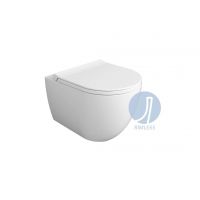 Унитаз подвесной Simas Vignoni VI28/F85/VI006XS XS Rimless с крышкой soft-close Glossy White