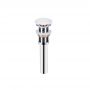 Комплект Qtap Virgo: Раковина накладная прямоугольная 490х350х110 мм White + Донный клапан PU02