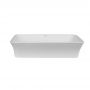 Комплект Qtap Virgo: Раковина накладная прямоугольная 490х350х110 мм White + Донный клапан PU02