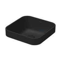 Умывальник накладной Duravit Happy D.2 Plus 40х40, антрацит матовый (2359401300)