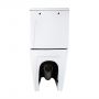 Унитаз напольный Qtap Grand Ultra Quiet безободковый с сиденьем Soft-close WHITE QT26228301W