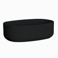 Умивальник на стільницю Nic Design Semplice 55х40х15 см, Antracite матовий (001376013)