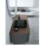 Умывальник накладной Duravit Happy D.2 Plus 40х40, антрацит матовый (2359401300)