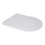 Унитаз напольный Qtap Grand Ultra Quiet безободковый с сиденьем Soft-close WHITE QT26228301W