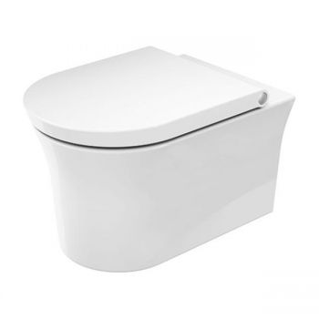 Унитаз подвесной с крышкой Duravit White Tulip, белый (2576092000/0027090000)