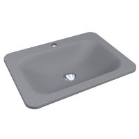 Раковина Miraggio California Mirastone Gray 614x456