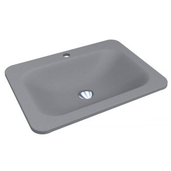 Раковина Miraggio California Mirastone Gray 614x456