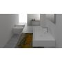 Раковина Simas Agile 121 см. Glossy white AG121