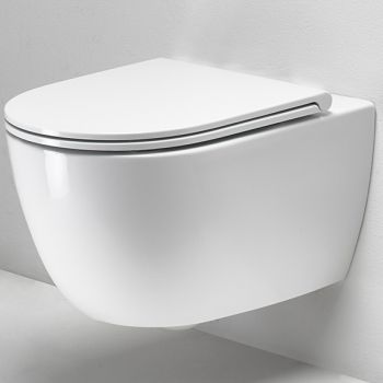 Simas Trevi TR18/F85 /TR004 Унітаз підвісний + кришка, білий