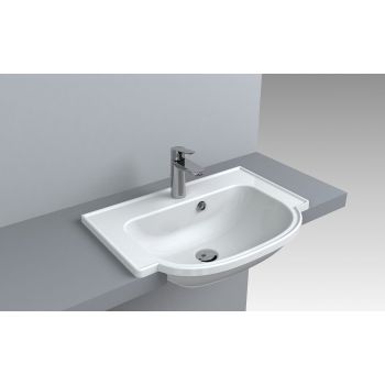 Умывальник Fancy Marble Alva 600 мм. белый