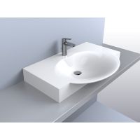 Умивальник Fancy Marble Carme 800 мм. білий