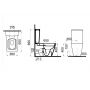 Унитаз компакт Idevit Halley SETK3204-0315-001-1-6200 с функцией биде и сиденьем soft-close