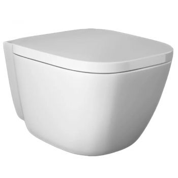 Унитаз подвесной Rak Ceramics One EL13AWHA+ONSC0004 с крышкой Duroplast, Soft Close, Rimless