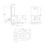 Унитаз напольный Qtap Jay Ultra Quiet с сидением Soft-close 640x360x835 мм QT07222175TW White