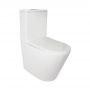 Унитаз-компакт Qtap Stork/Swan безободковый с сиденьем Soft-close QT15222179W