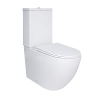 Унитаз напольный Qtap Jay Ultra Quiet с сидением Soft-close 640x360x835 мм QT07222175TW White