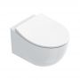 Унитаз подвесной с крышкой Catalano Italy 52x37 newflush, безободковый, белый (0711520001_0751100001)