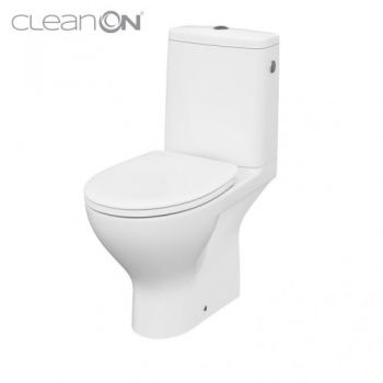 Унитаз-компакт Cersanit MODUO 649 SBTW CleanOn 010 3/5 л с дюропластовым сиденьем SLIM с плавным закрыванием и функцией простого снятия