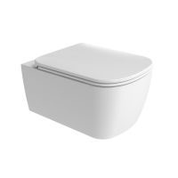Унитаз подвесной с крышкой Flaminia PLAY 52x36x25.5 cм с системой Gosilent, белый глянцевый (PY118S/PYCW05)